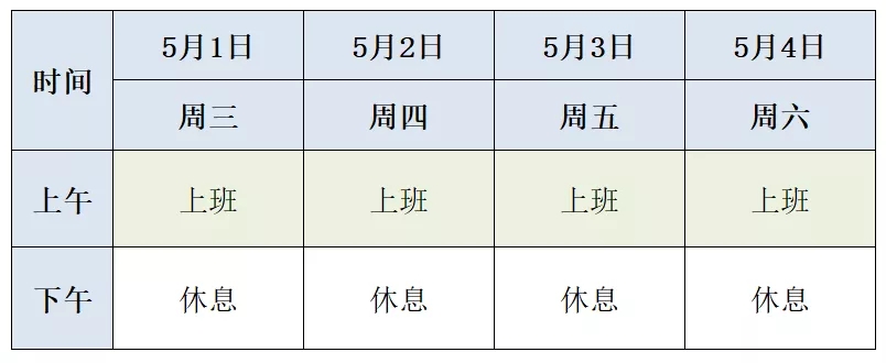 betway体育亚洲官网2019年五一放假工作安排